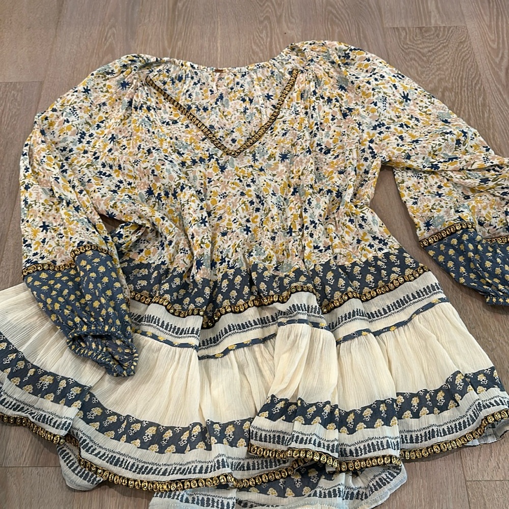 FREE PEOPLE BLOUSE DRESS TOP